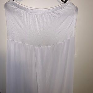 Mesh strapless dress